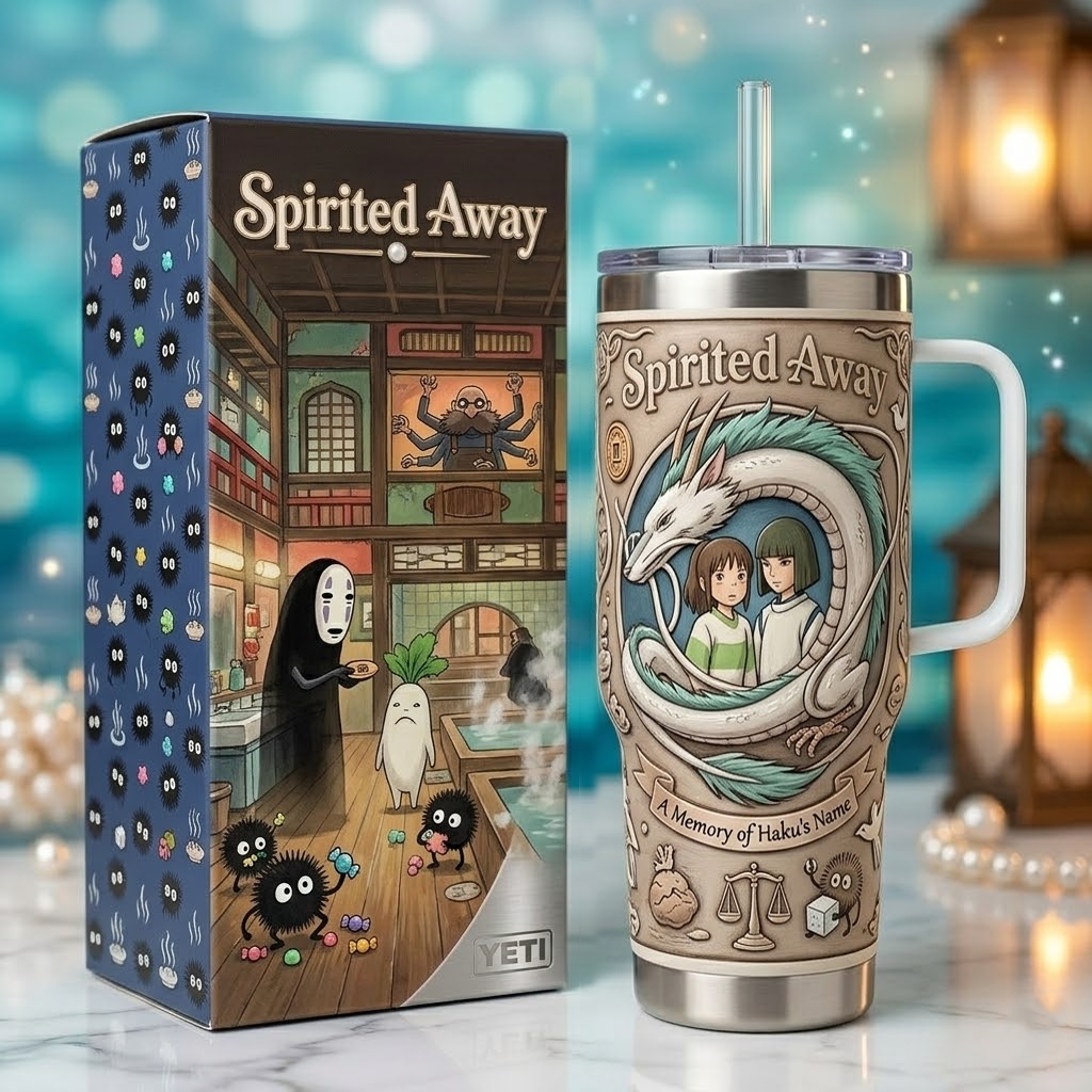 Premium SPA 40oz Tumbler With Handle TNSM