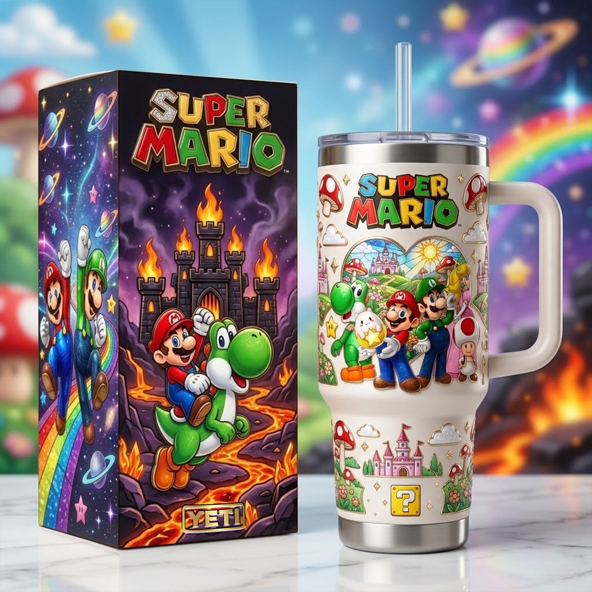 Premium SMR 40oz Tumbler With Handle TNSM