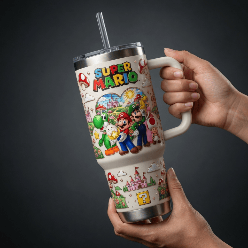 Premium SMR 40oz Tumbler With Handle TNSM