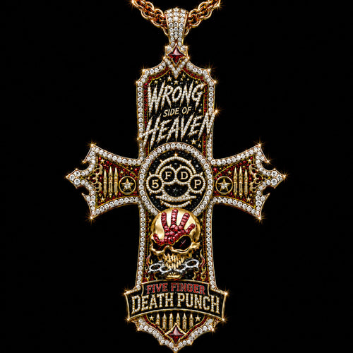 FFDP Solid Gold Chain with Diamond Pendant TTTT