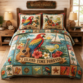 JBT 4 PIECES COVER BEDDING SET PDL (1 FITTED SHEET + 1 FLAT SHEET + 2 PILLOWCASES)