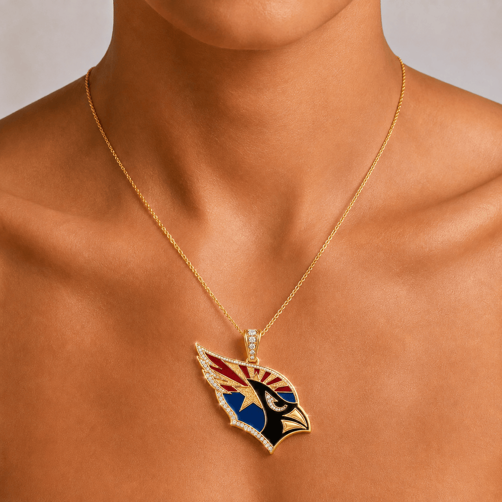 ARCD Solid Gold Chain with Diamond Pendant BMD