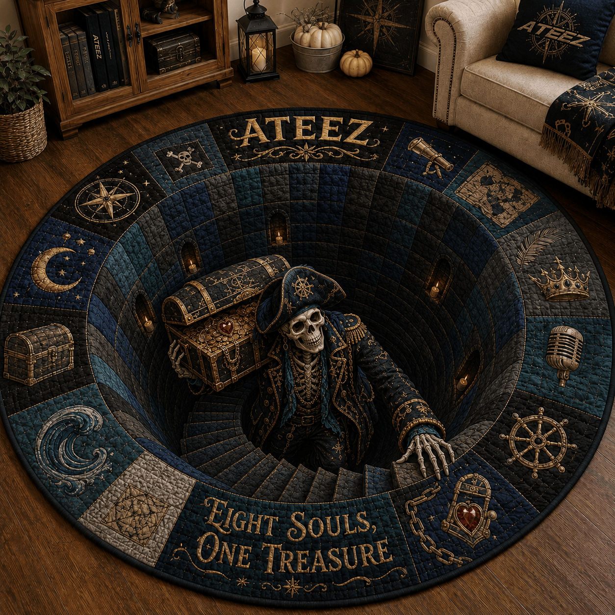 ATZ Quilted Round Mat HQH