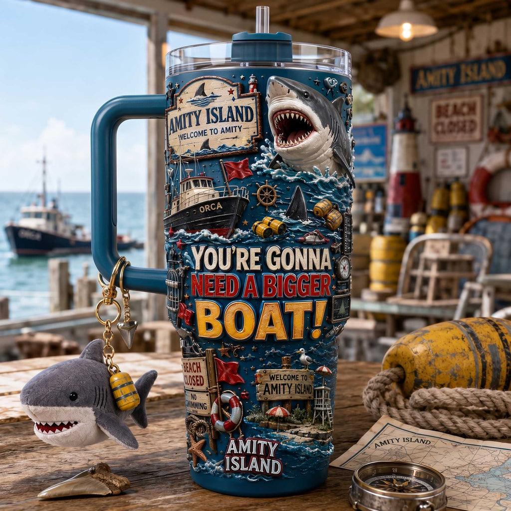 JAW 40oz Tumbler With Handle HTTT