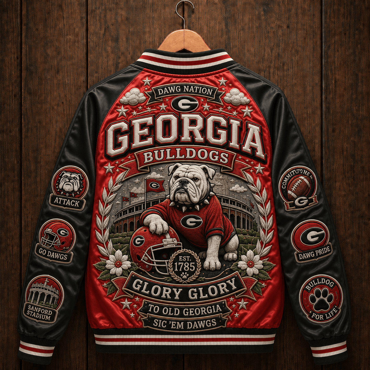 PREMIUM GGBD SATIN BASEBALL JACKET NTNA