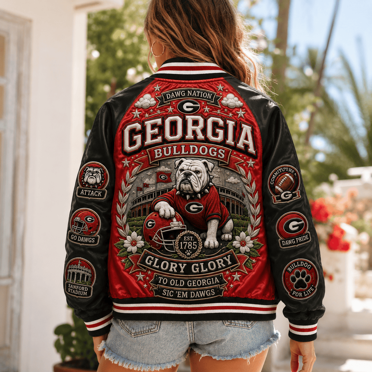 PREMIUM GGBD SATIN BASEBALL JACKET NTNA
