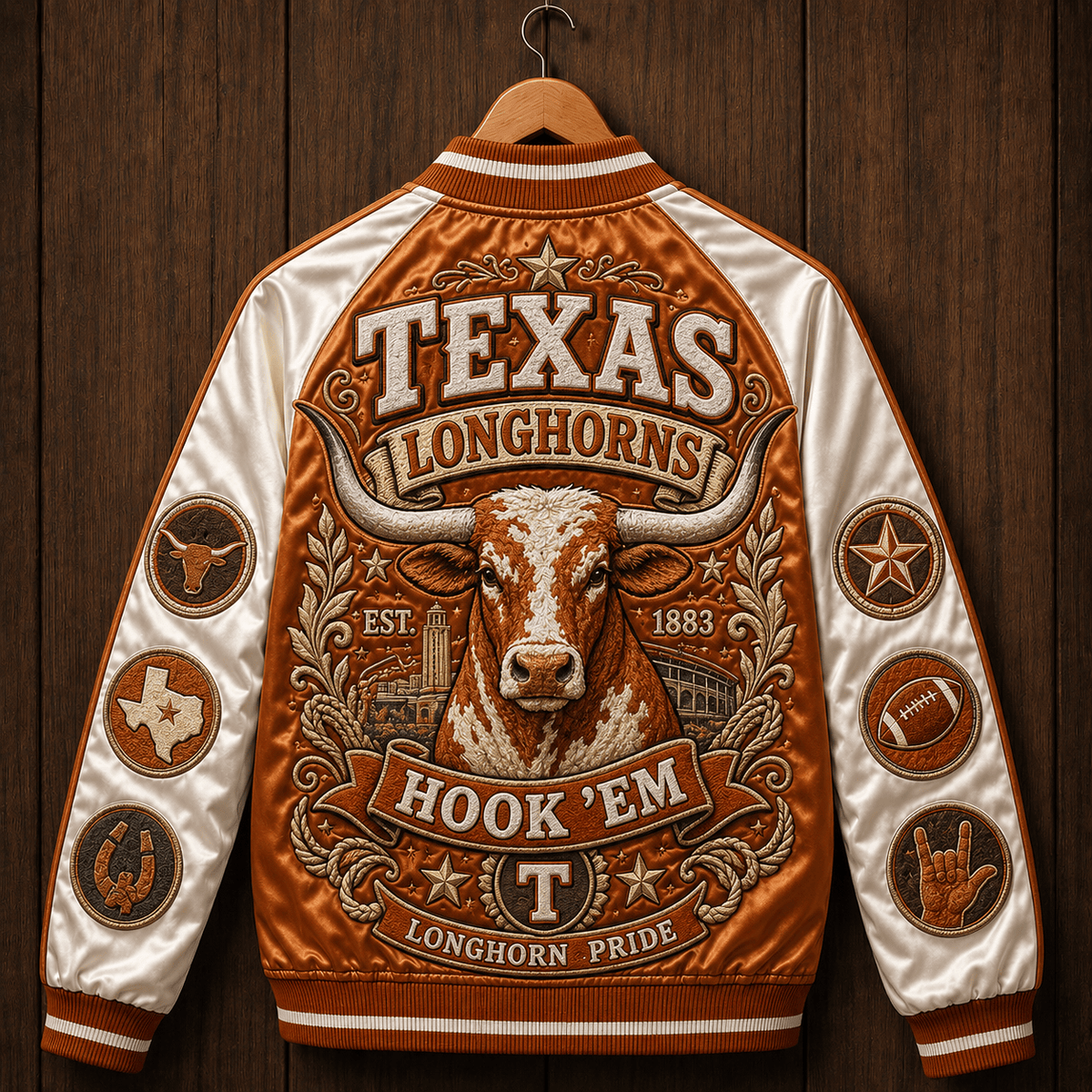 PREMIUM TLS SATIN BASEBALL JACKET NTNA