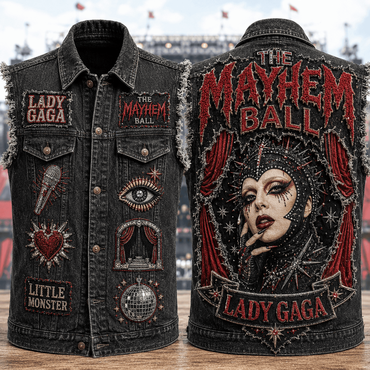 LDGG PREMIUM DENIM VEST NVH