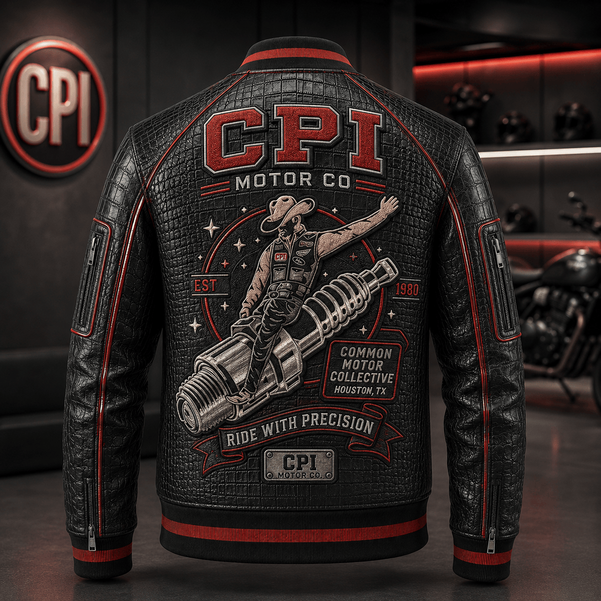 Premium CPI Leather Zipper Jacket TNSM