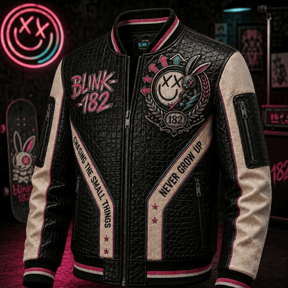Premium BLIK Leather Zipper Jacket TTMH