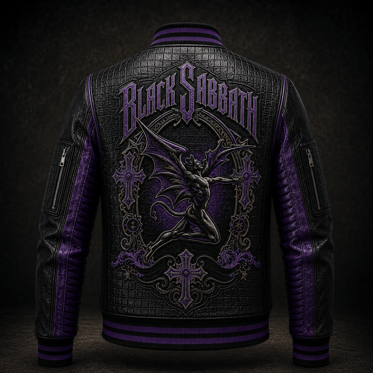 Premium BLST Leather Zipper Jacket PVNA
