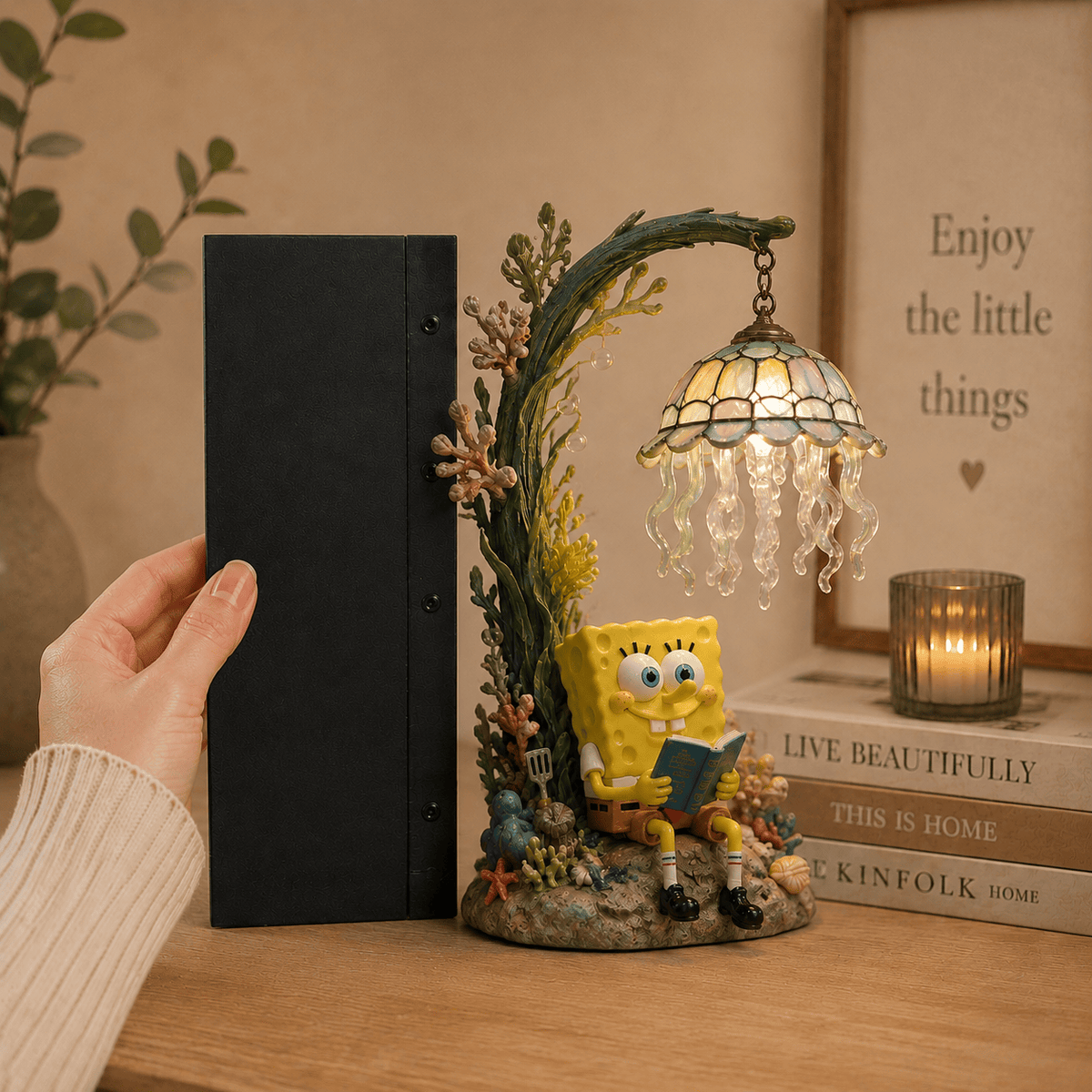 Premium SBSP Bookshelf Figurines Lamp NTNA