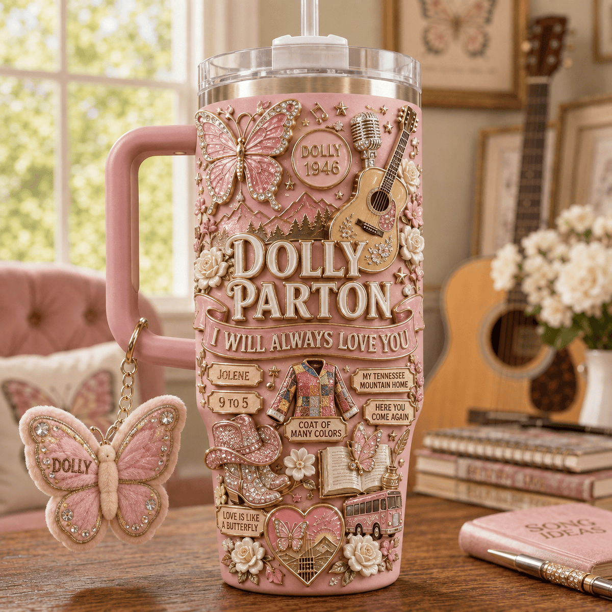 DLPT 40oz Tumbler With Handle TMH