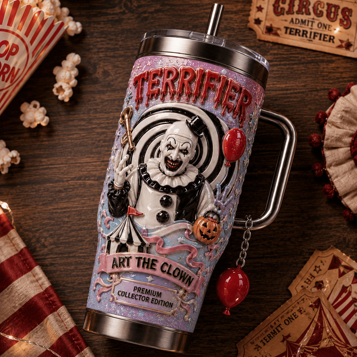 TEF 40oz Tumbler With Handle TTNL
